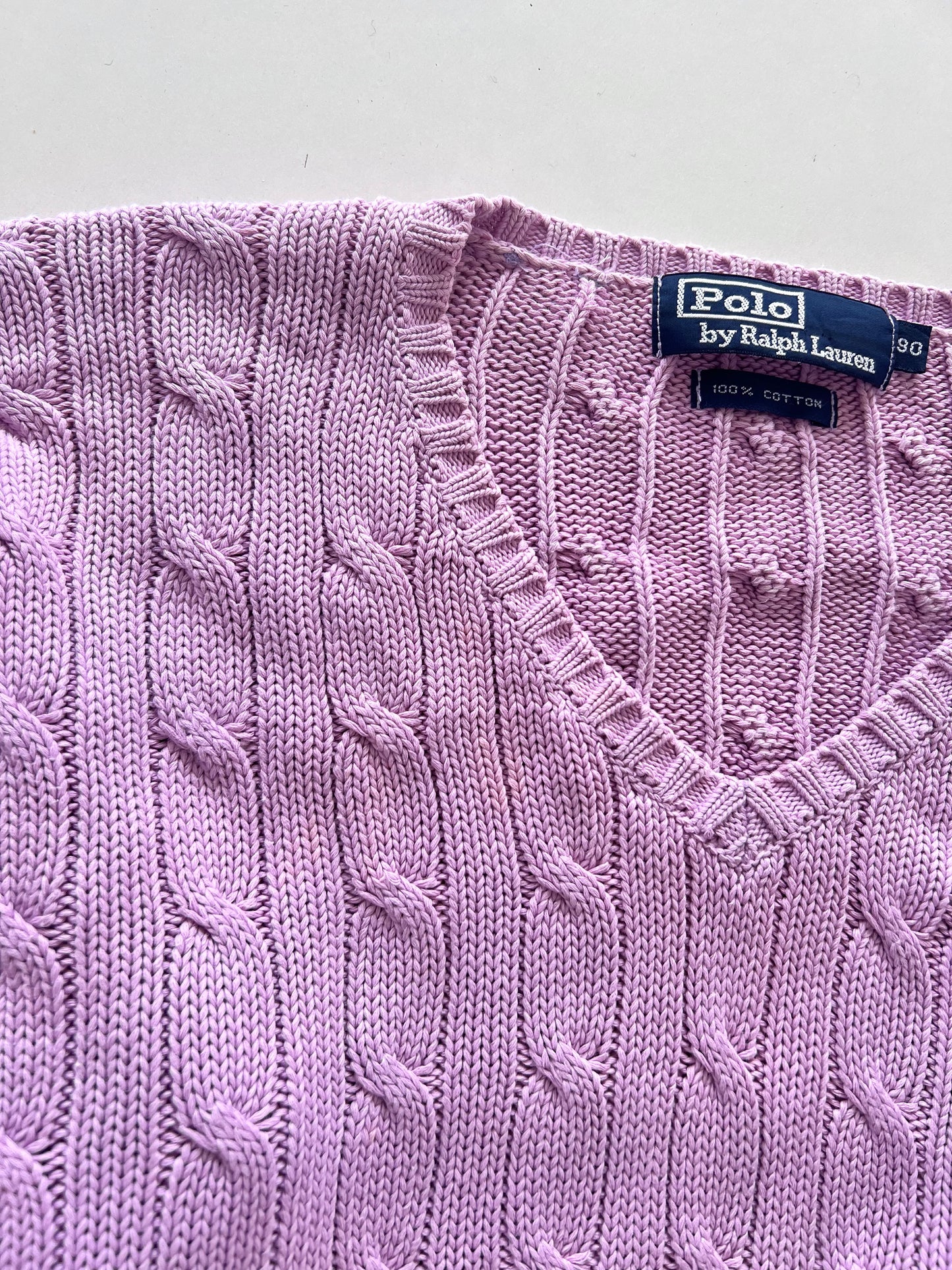 Ralph Lauren 100% Cotton Vintage Sweater-Bust 48