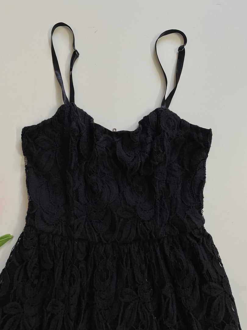 KISMET LACE BLACK DRESS - BUST 32 TO 34