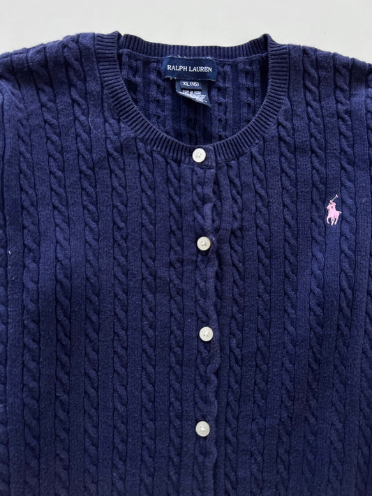 Ralph Lauren 100%Cotton Vintage Cardigan-Bust 34 to 36