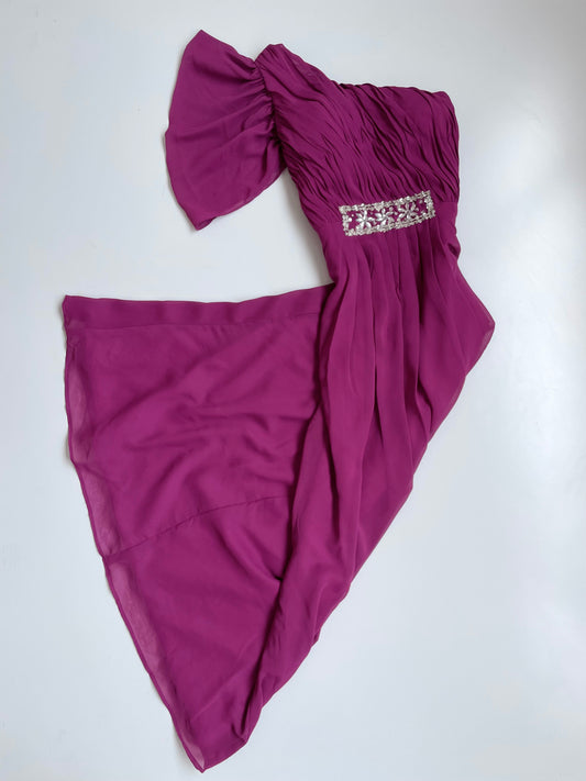 Embroidered Vintage Dress-Bust 34
