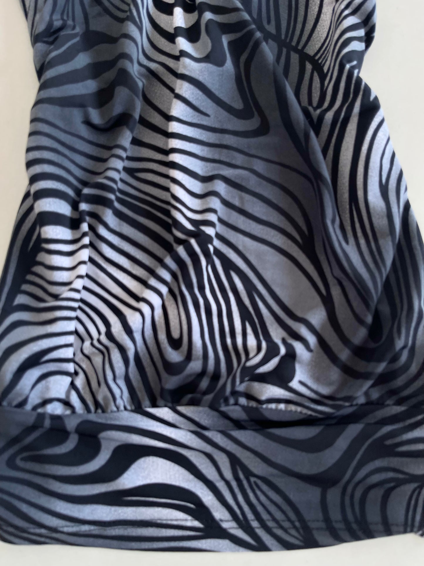Vintage Zebra Top- Bust 32 to 34