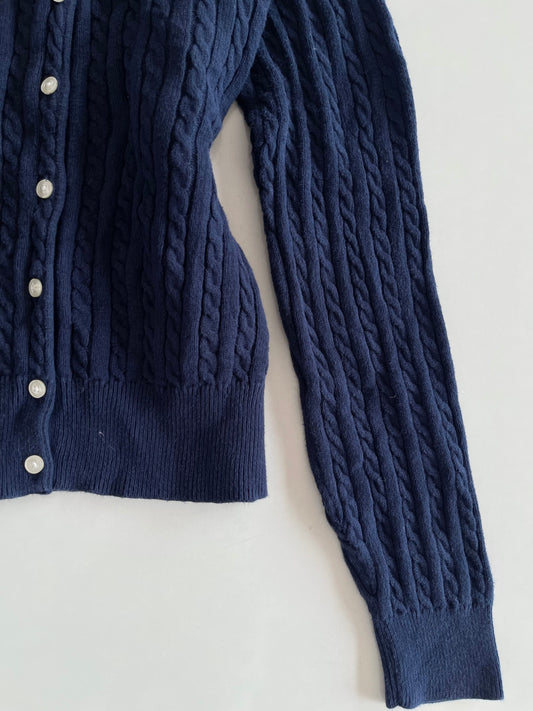Ralph Lauren Vintage 100% Cotton Cardigan-Bust 36 to 38