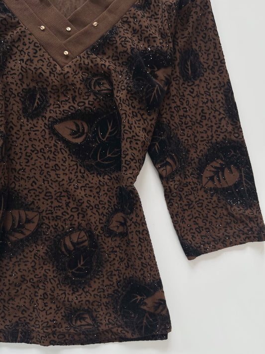 Midnight Vintage Top-Bust 36 to 38
