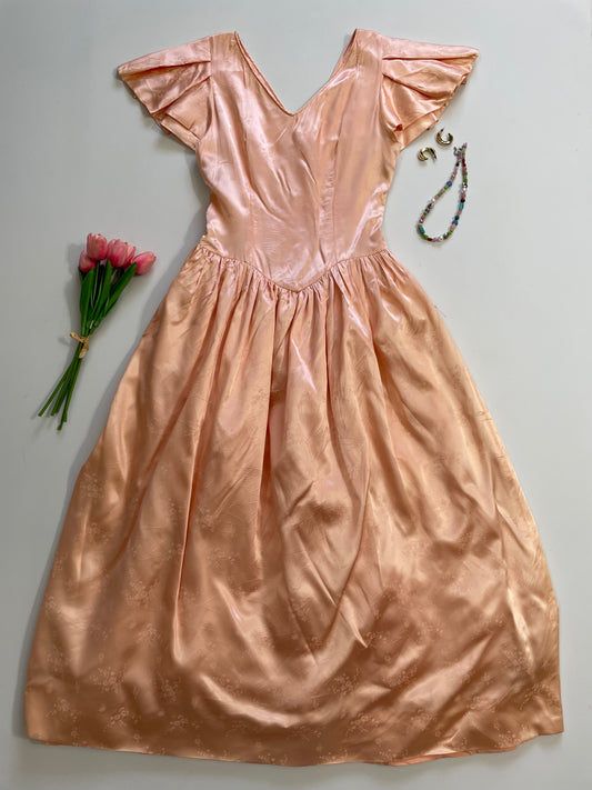 Fairy Core Satin Dress-Bust 30