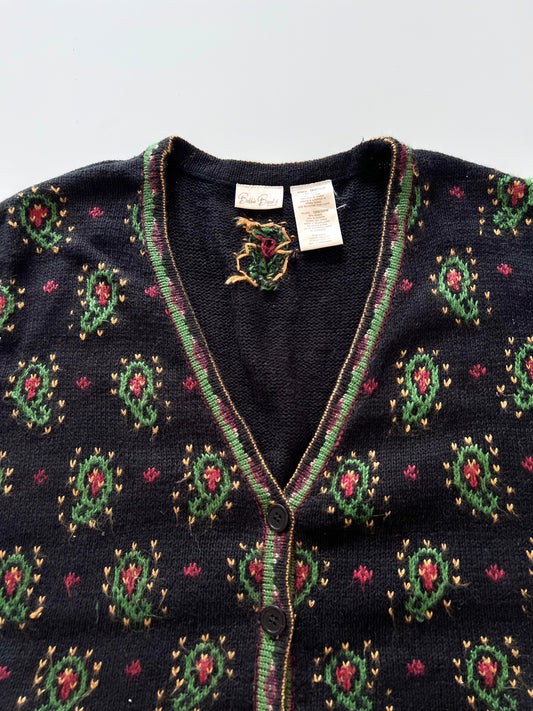 Bobbie Brooks Woman Embroidered Vest Sweater-Bust 52