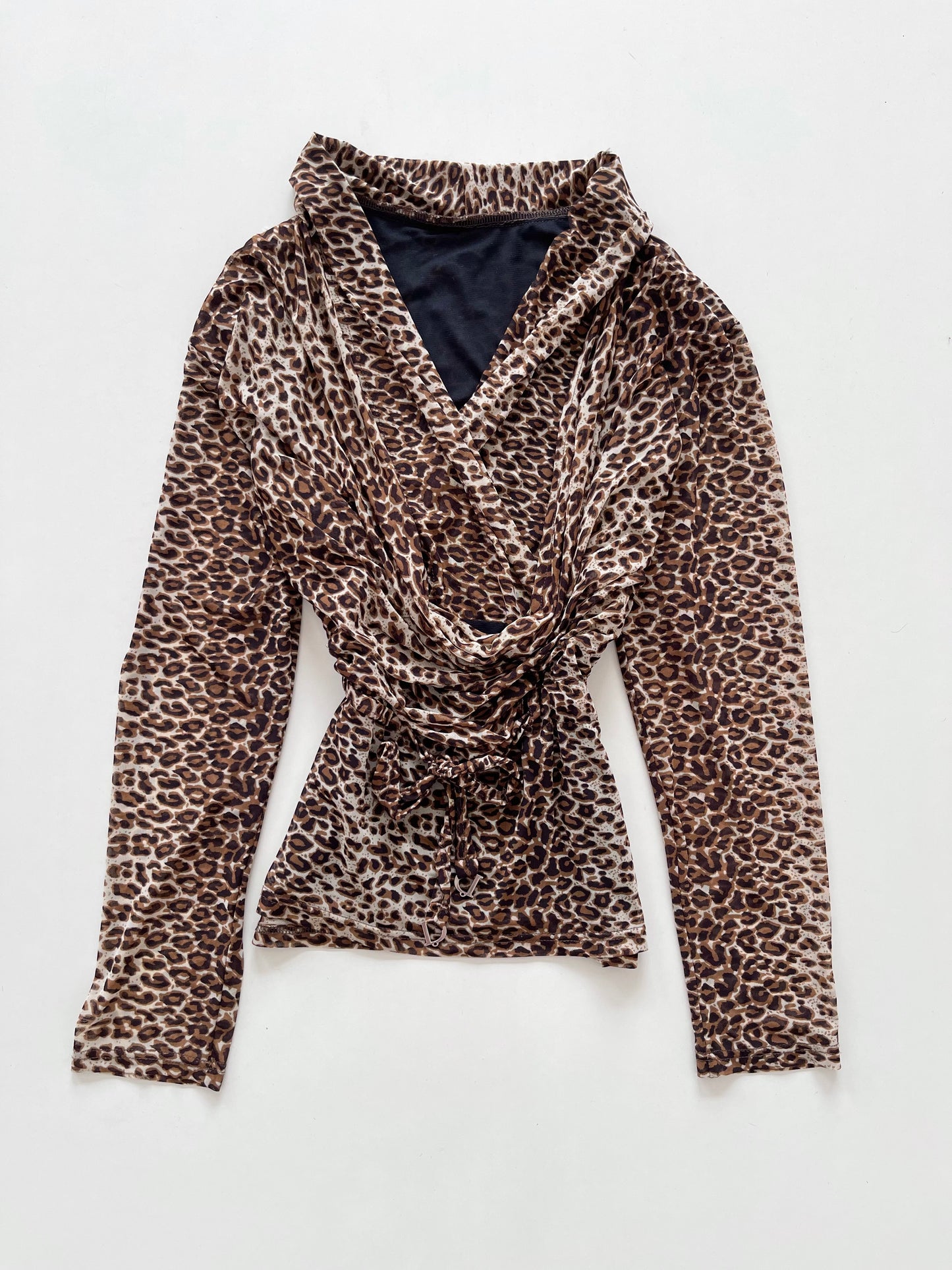 Animal Print Vintage Top-Bust 42 to 44