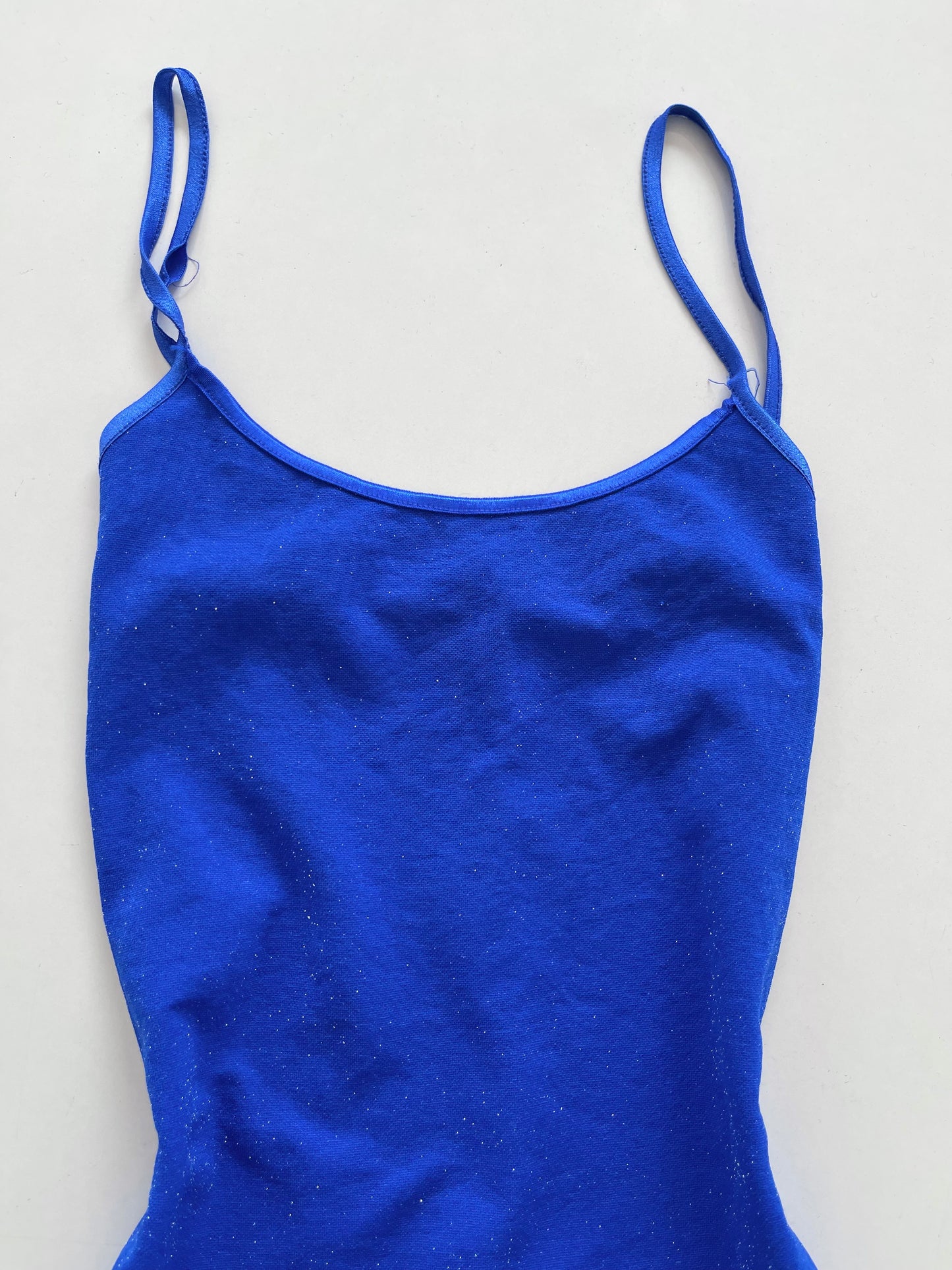 Blue Shimmer Dress-Bust 30 to 32