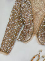 Load image into Gallery viewer, Dorothy Perkins Sheer Vintage Top-Bust 36 to 40