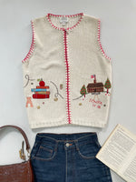 Load image into Gallery viewer, Christopher &amp; Banks Embroidered Sweater Vest-Bust 38
