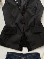 Load image into Gallery viewer, Suger Lips Sequin Waistcoat-Bust 38