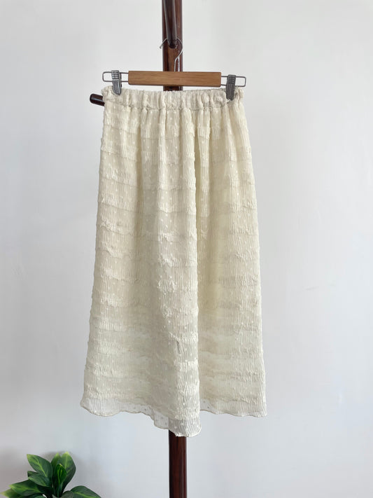 Vintage Cream Skirt-Waist 24 to 30