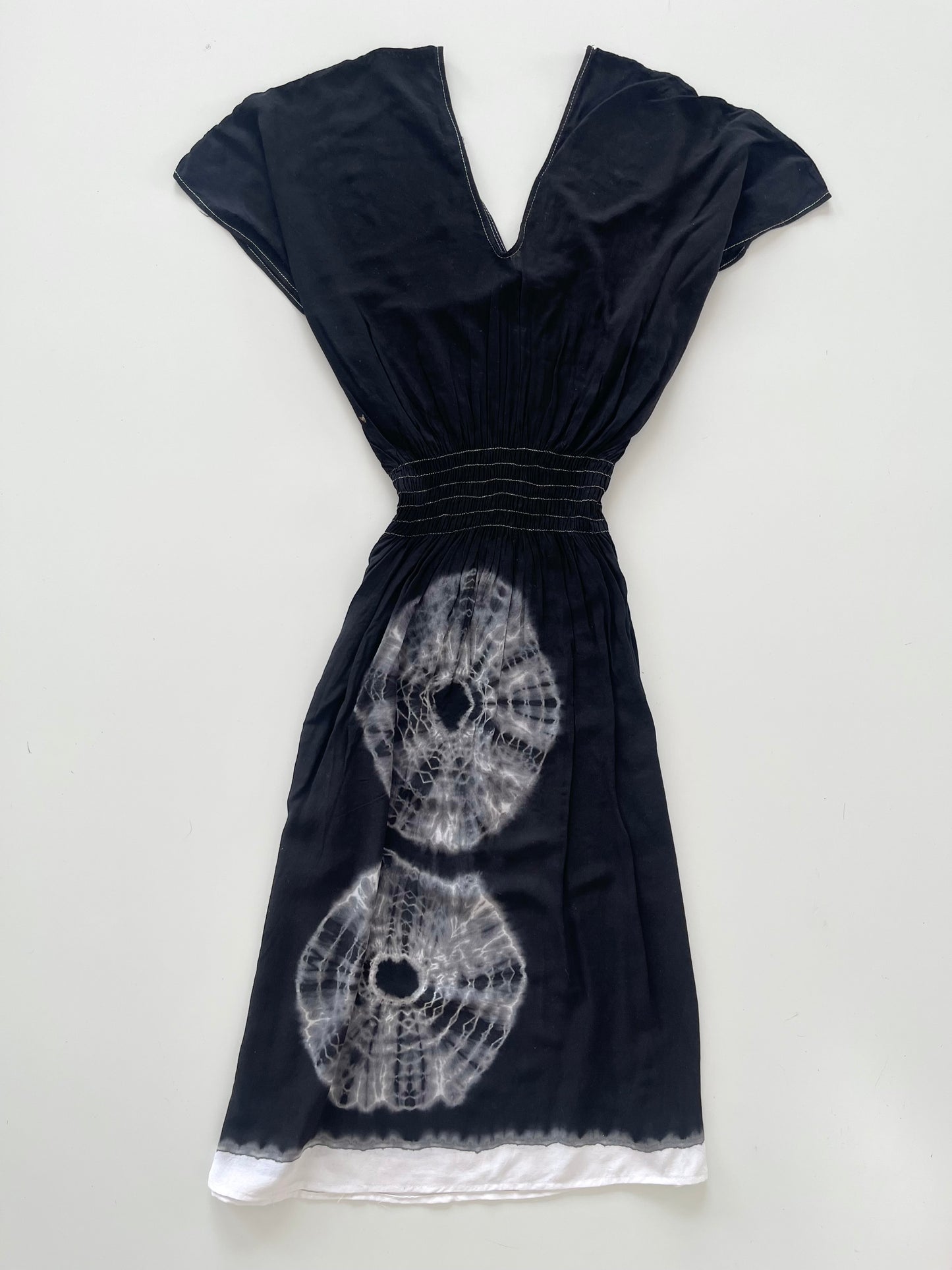 Black Tie Dyed Dress-Bust 38 to 40