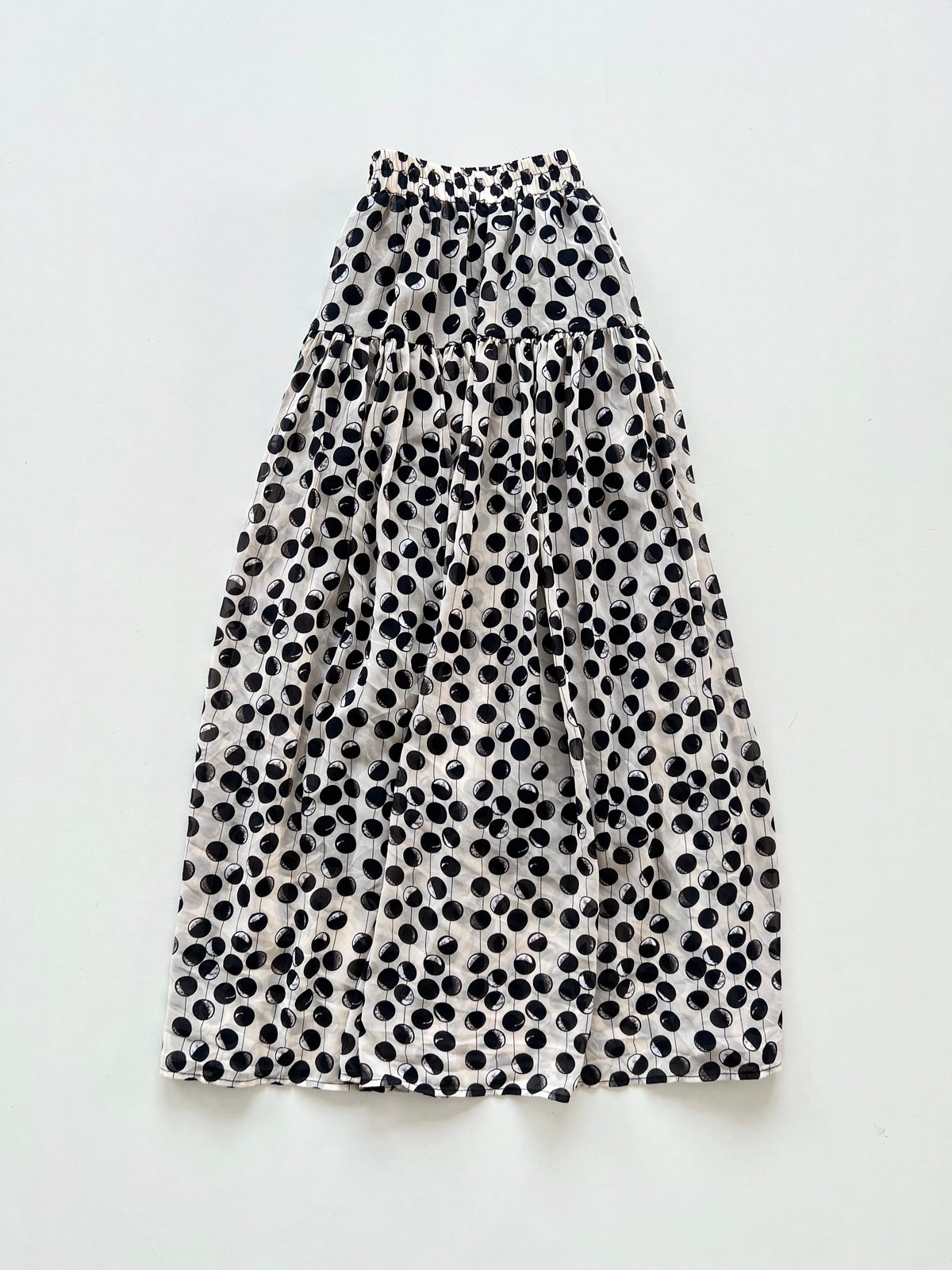 Vintage Polka Dot Skirt-Waist 26 to 32