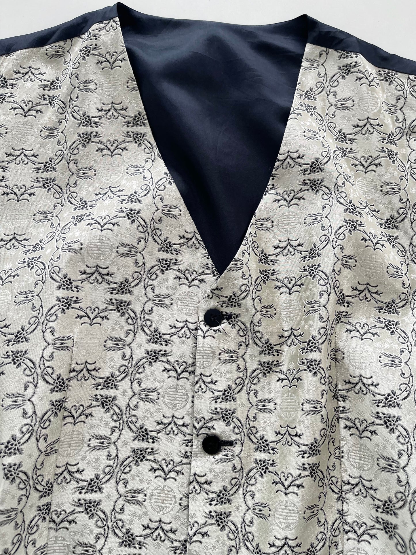 Jacquard Vintage Waistcoat-Bust 44