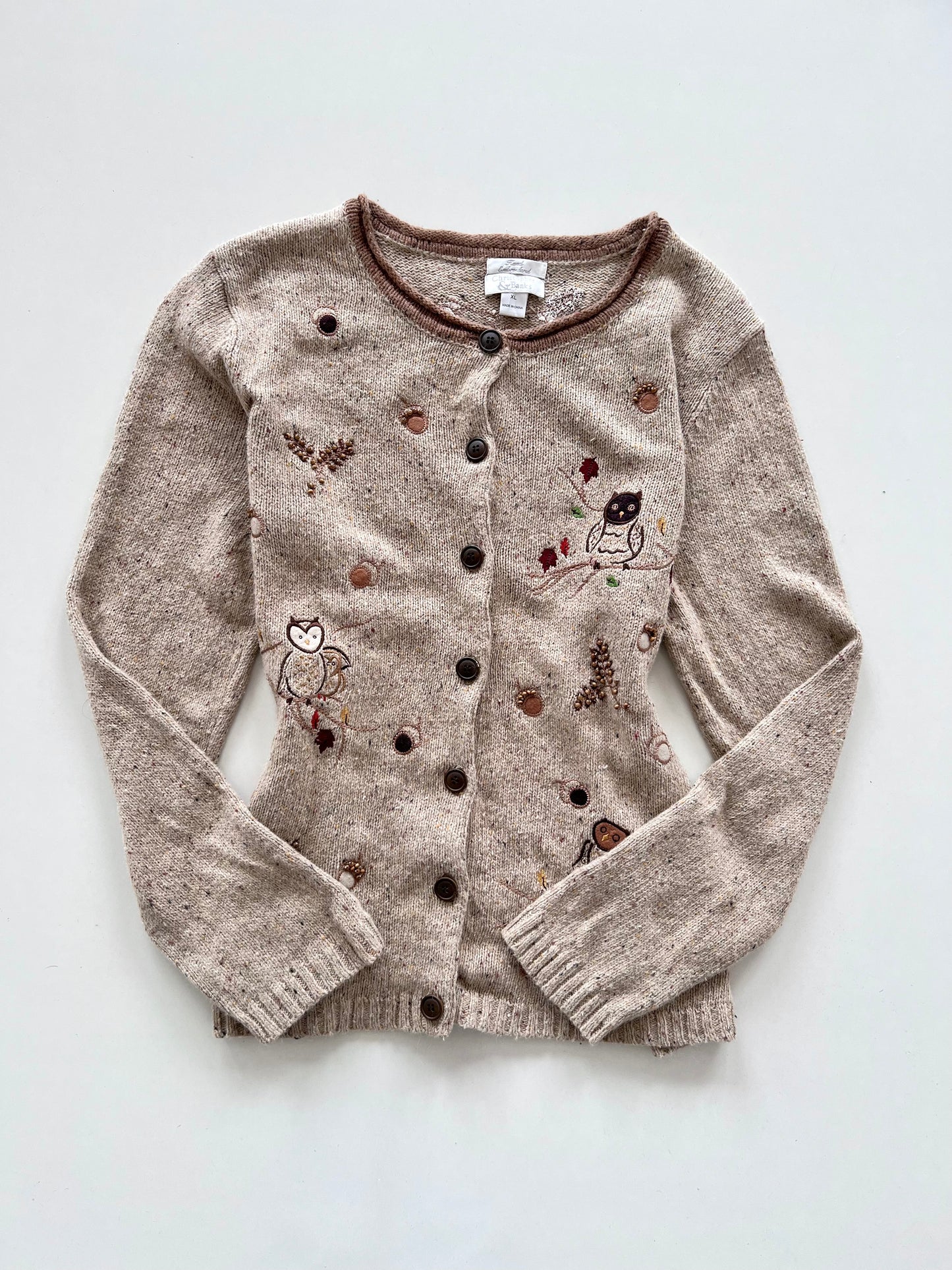 Christopher & Banks Embroidered Vintage Sweater-Bust 44