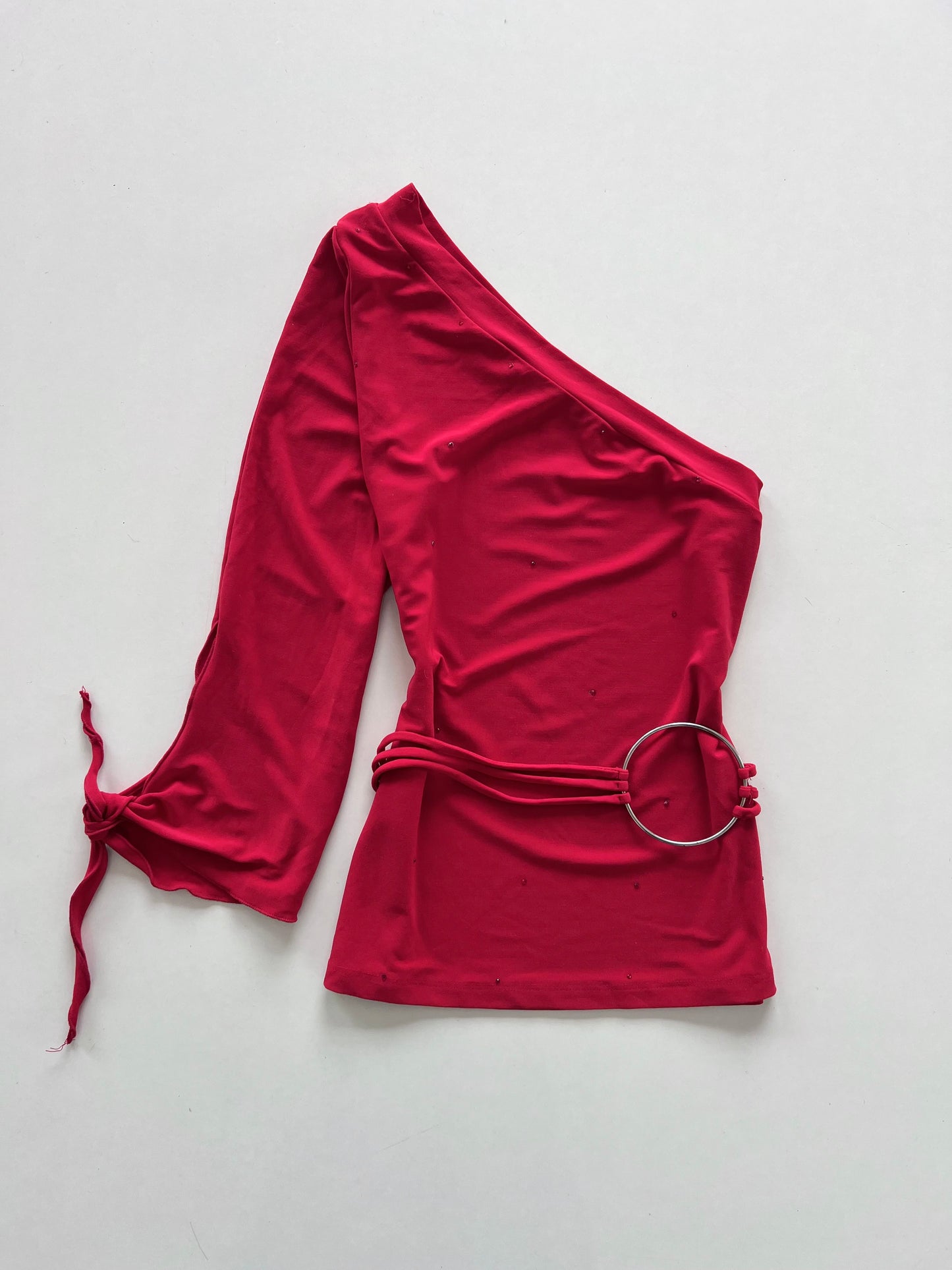 Y2k Red Top-Bust 32 to 34