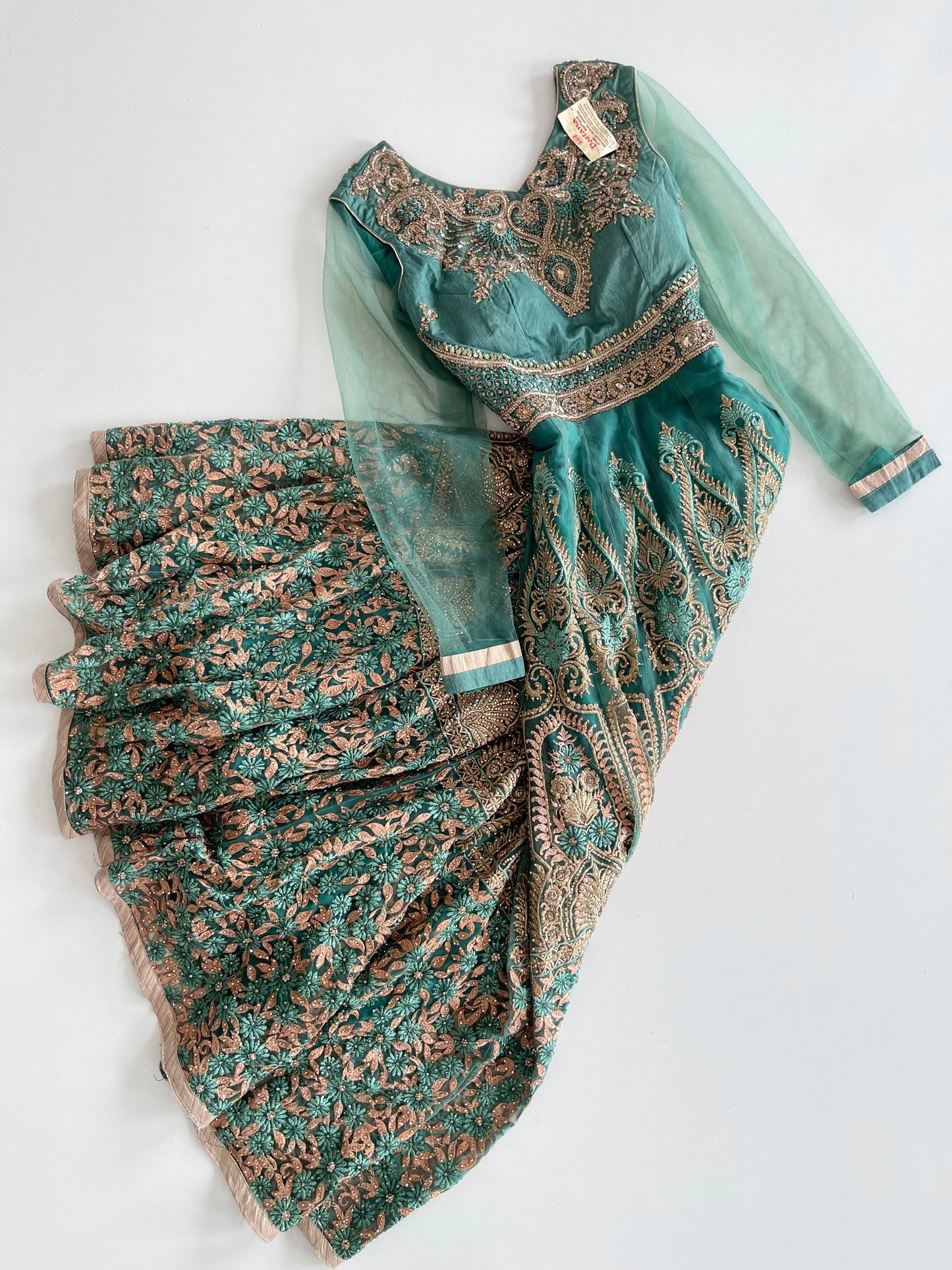 Embroidered Ethnic Dress-Bust 40