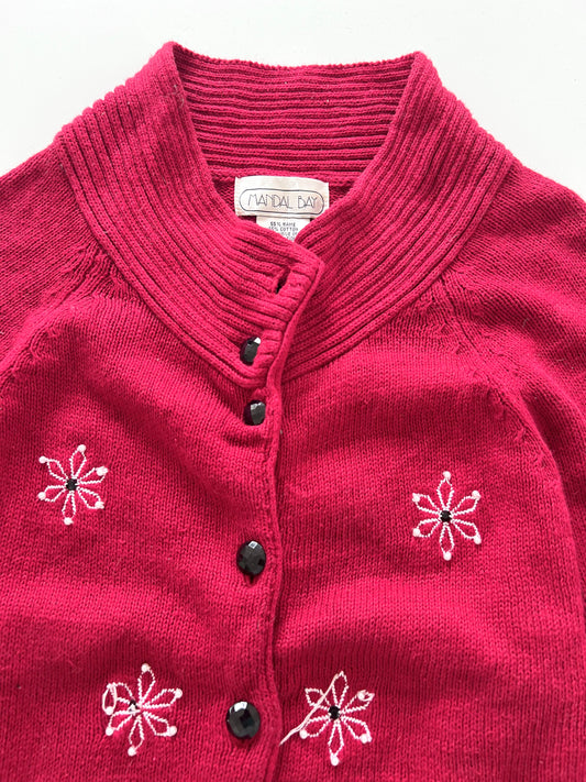 Mandal Bay Embroidered Christmas Sweater-Bust 44