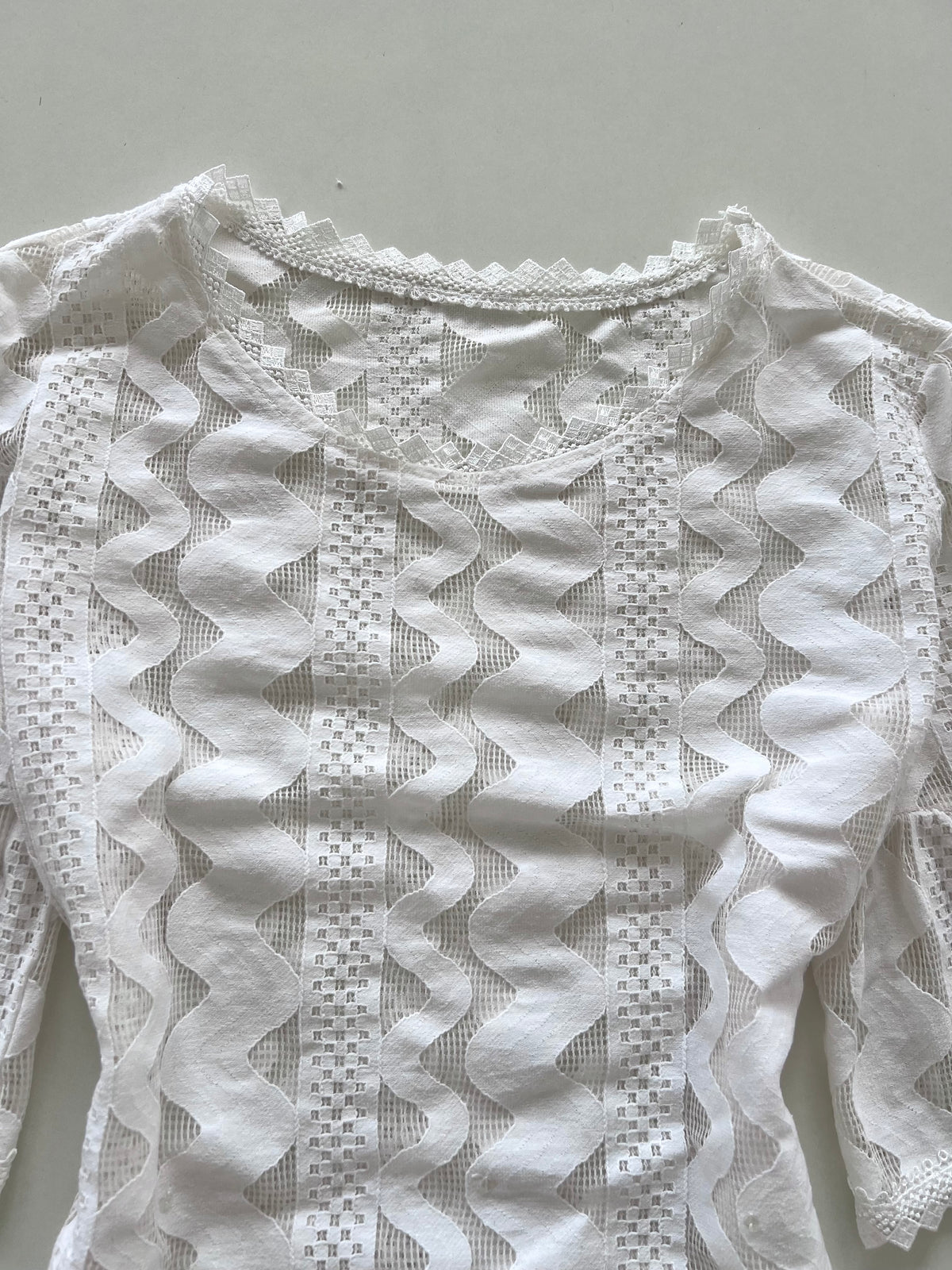 Lace Sheer Top-Bust 36