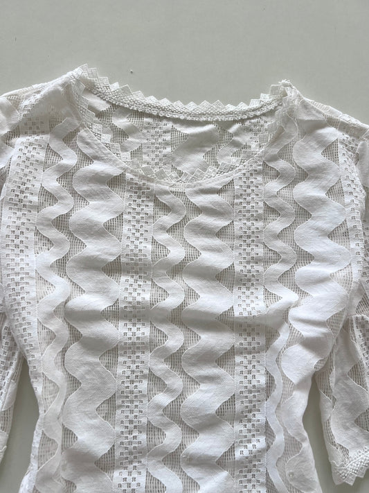 Lace Sheer Top-Bust 36