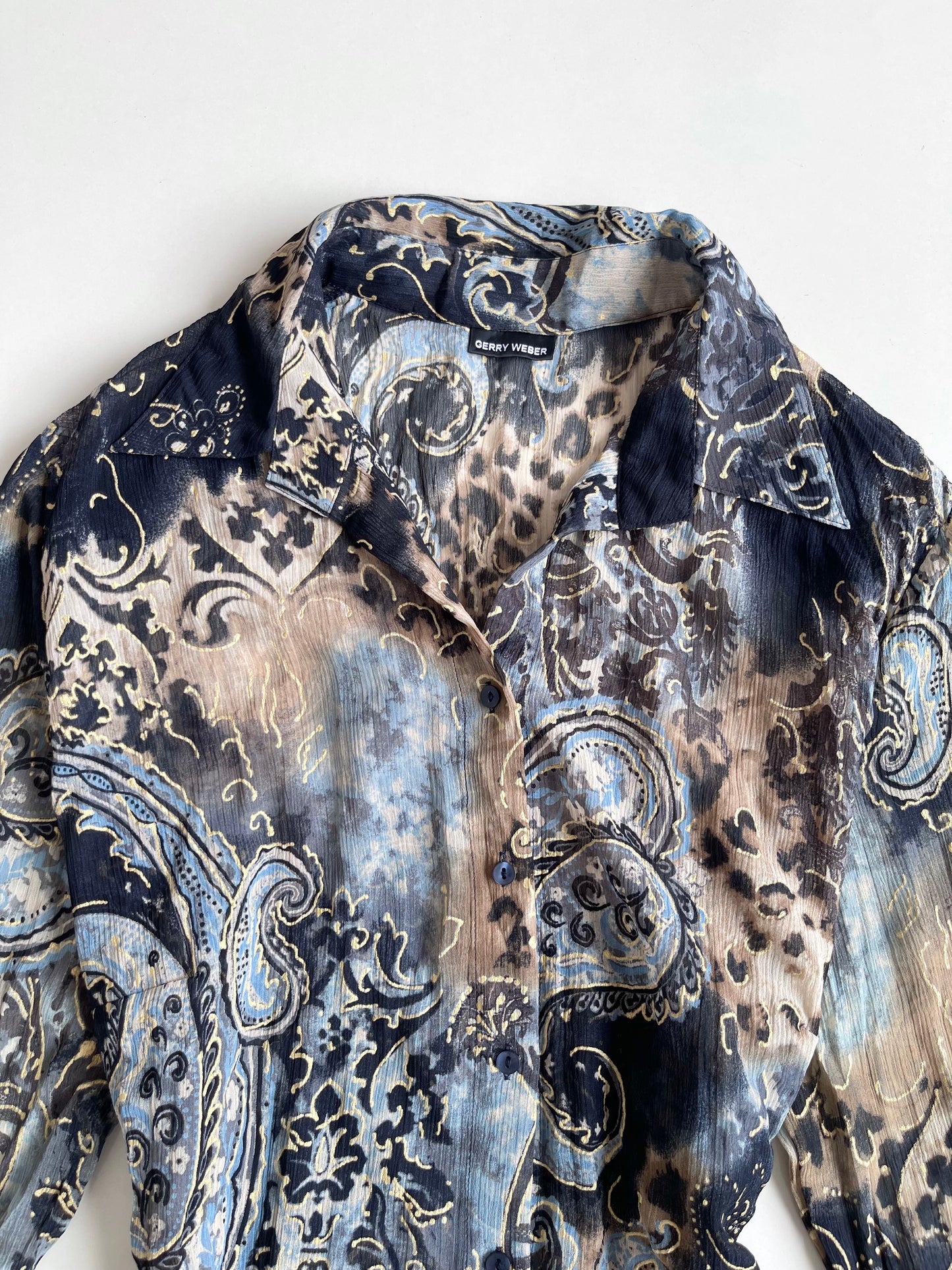 Gerry Weber Sheer Vintage Shirt-Bust 50