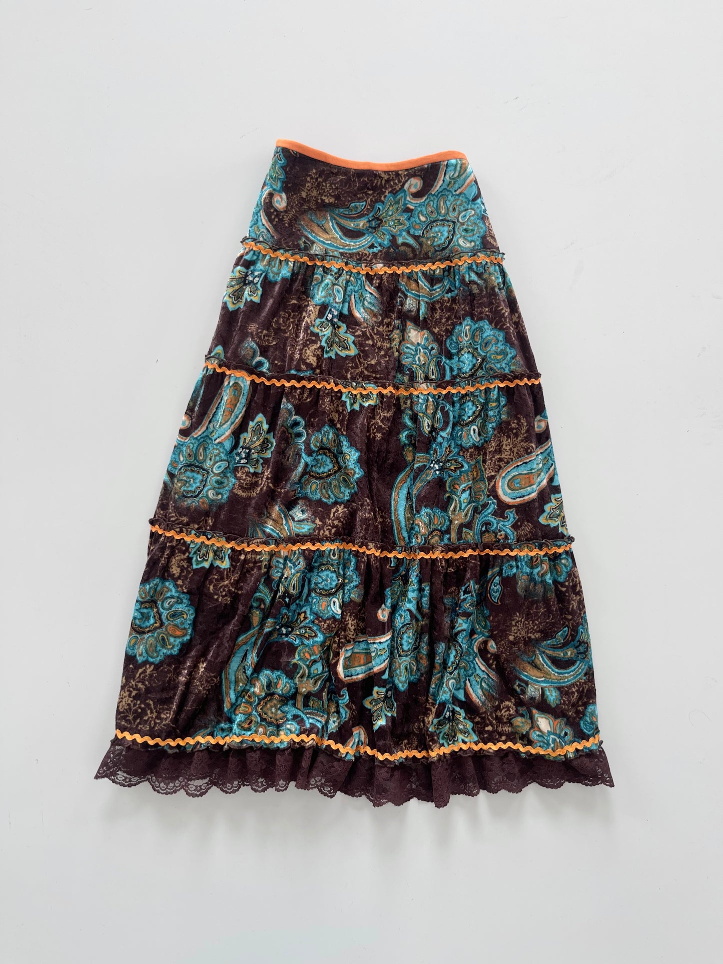 Paisley Vintage Skirt-Waist 30