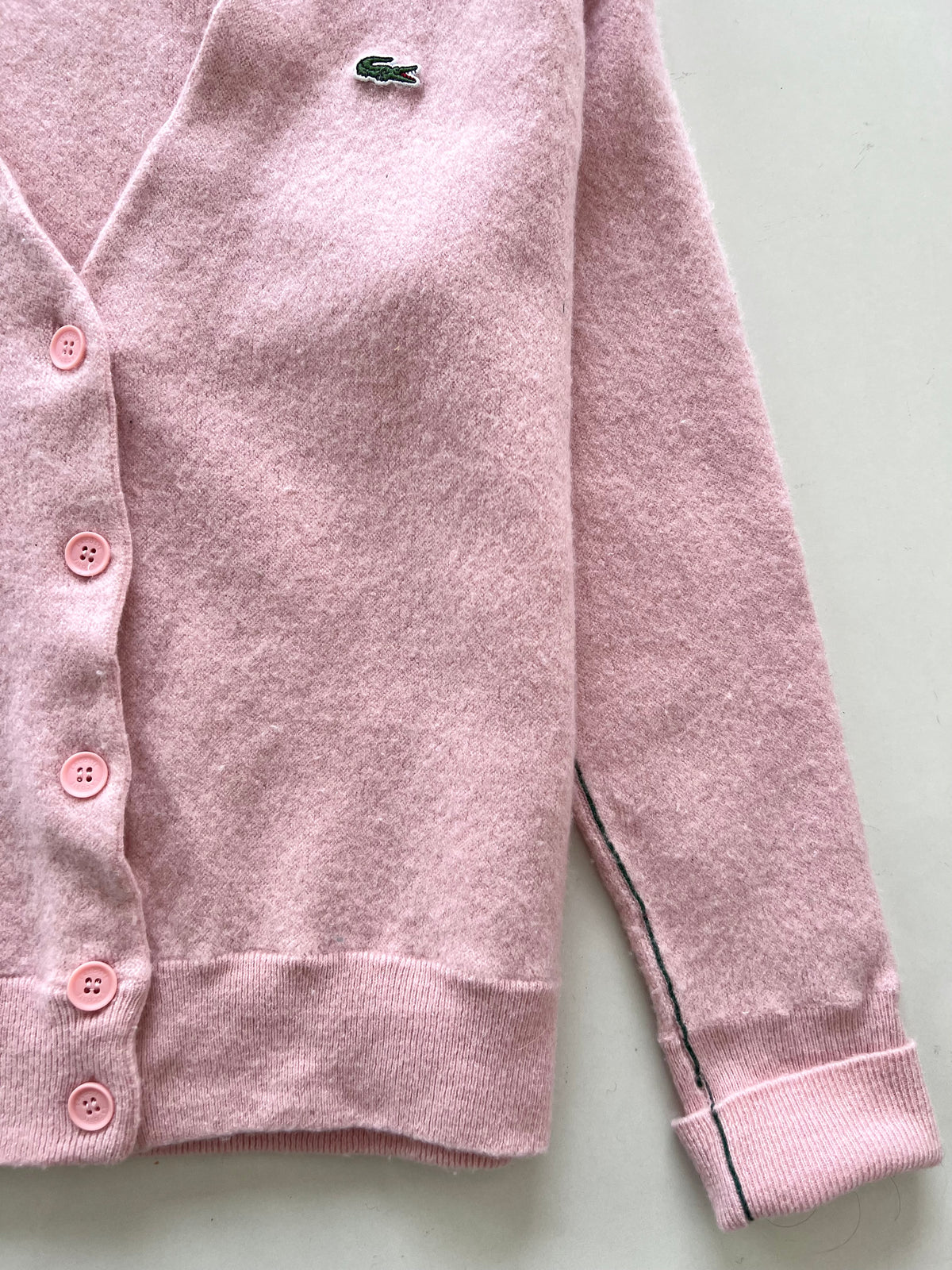Lacoste 100%Wool Vintage Cardigan-Bust 36