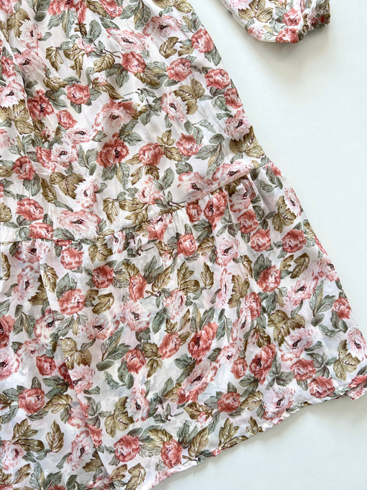 Floral Vintage Lace Dress-Bust 42