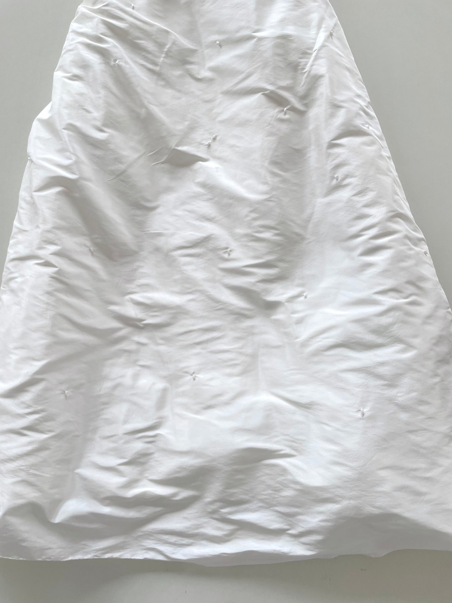 Agnes Vintage Swan White Dress-Bust 34