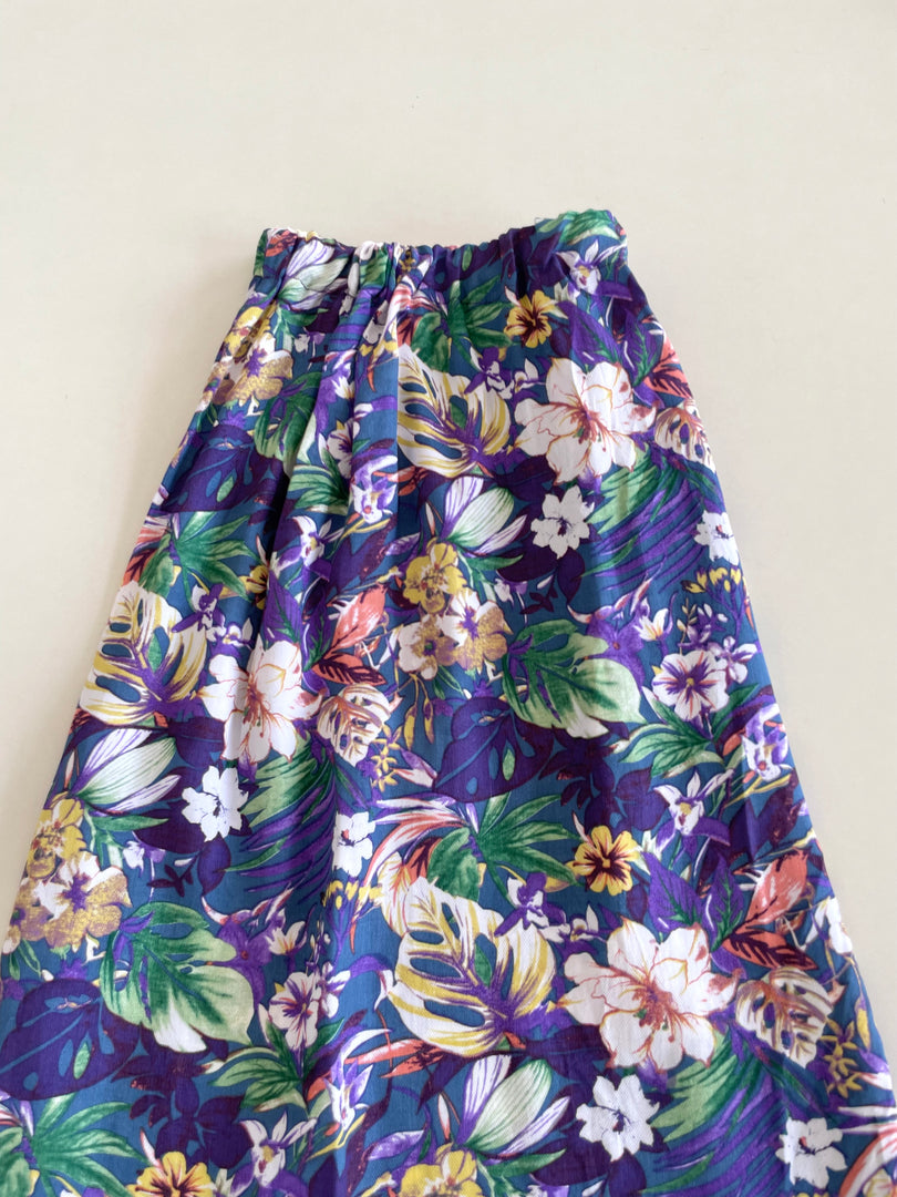 Floral Vintage Skirt-Waist 22 to 28