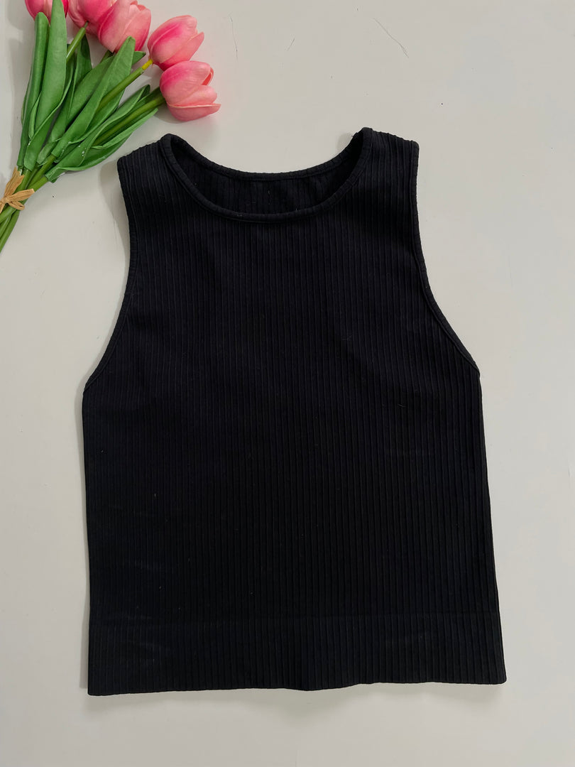 Ribbed Workout Top-Bust 32 to 34