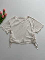 RUCHED SHEER TOP - BUST 38 TO 42