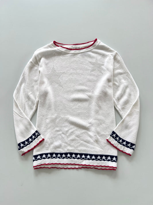 White Stag Embroidered Sweater-Bust 48