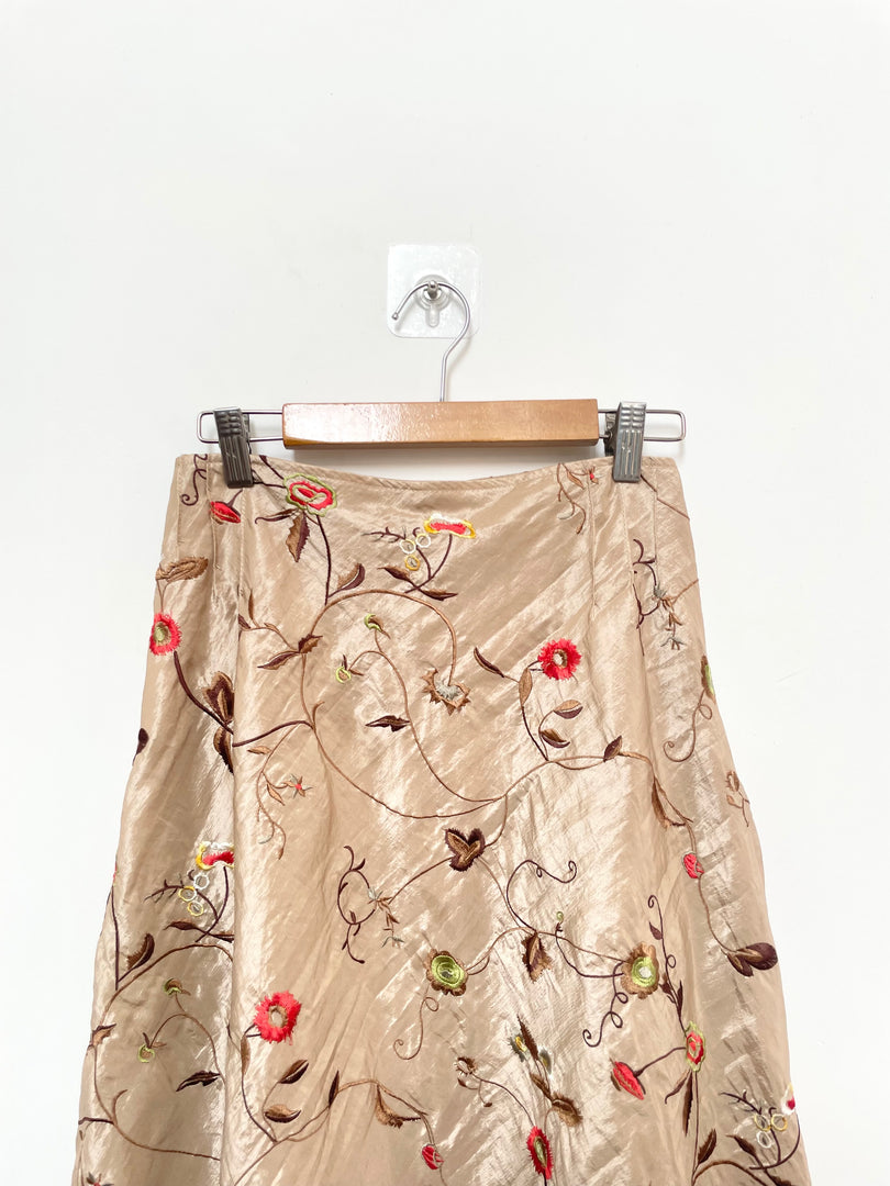 La Ligna Vintage Embroidered Skirt-Waist 34