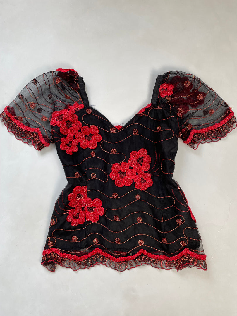 Vintage Sequin Top-Bust 42