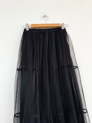 Black Tulle Skirt-Waist 32 to 36