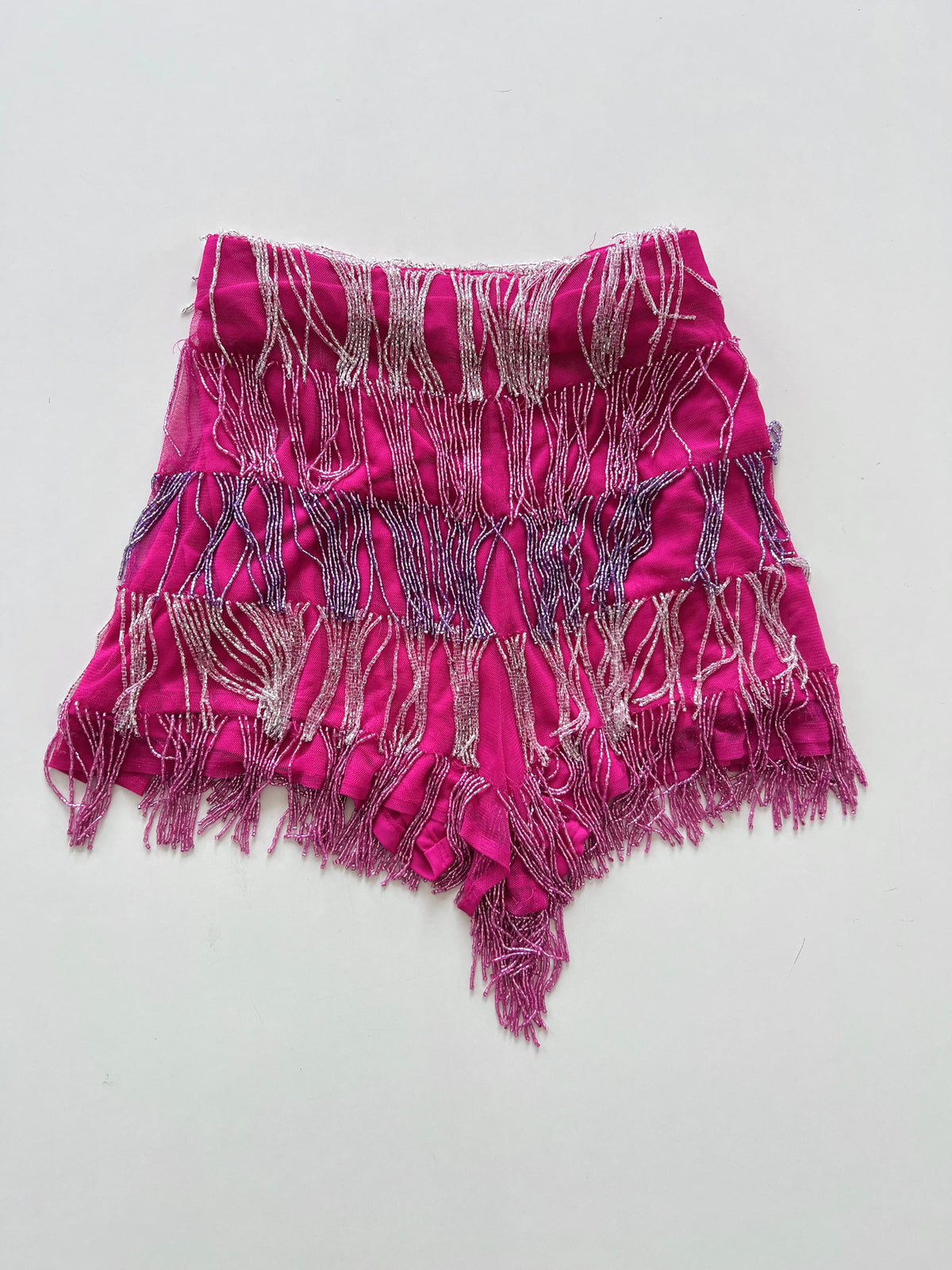 Asos Heavily Embroidered Fringe Shorts-Waist 34 to 36
