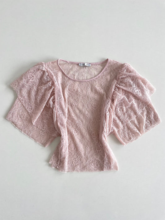 Zara Sheer Lace Top-Bust 34 to 36