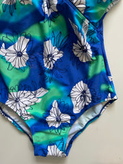 BLUE HUES FLORAL SWIMWEAR - BUST 32 TO 34