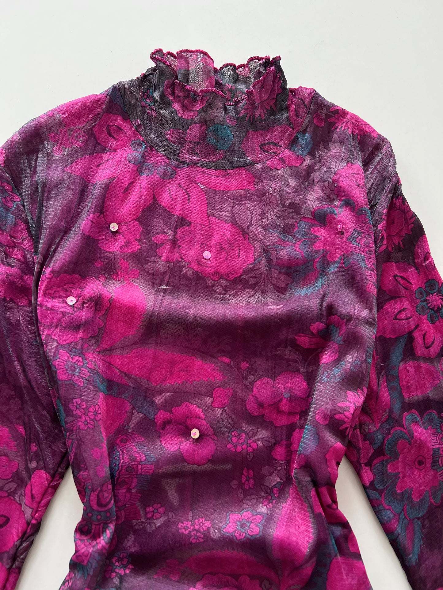 Vintage Paisley Top-Bust 40 to 42