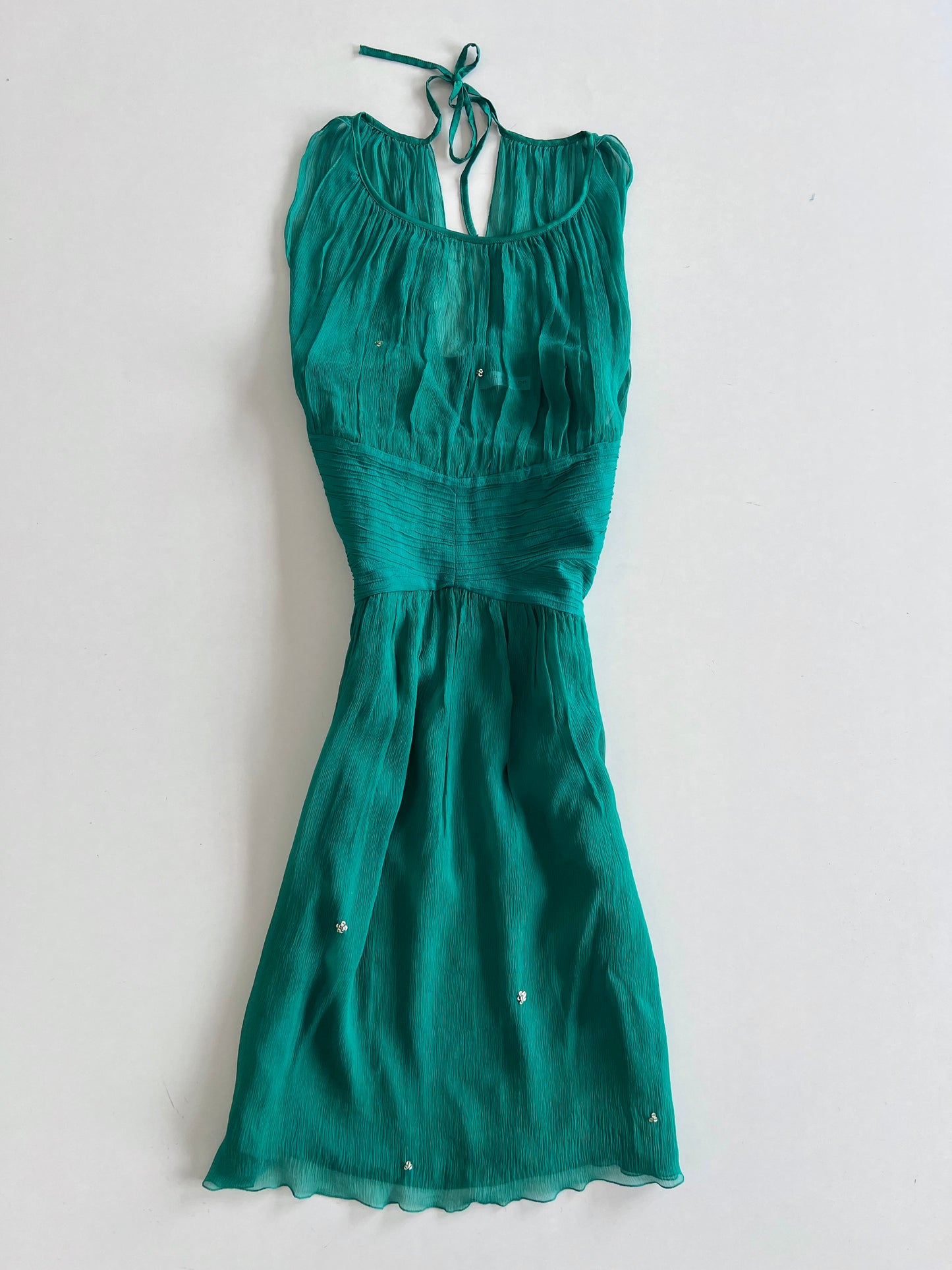 D.Exterior 100% Seta Silk Dress-Bust 36