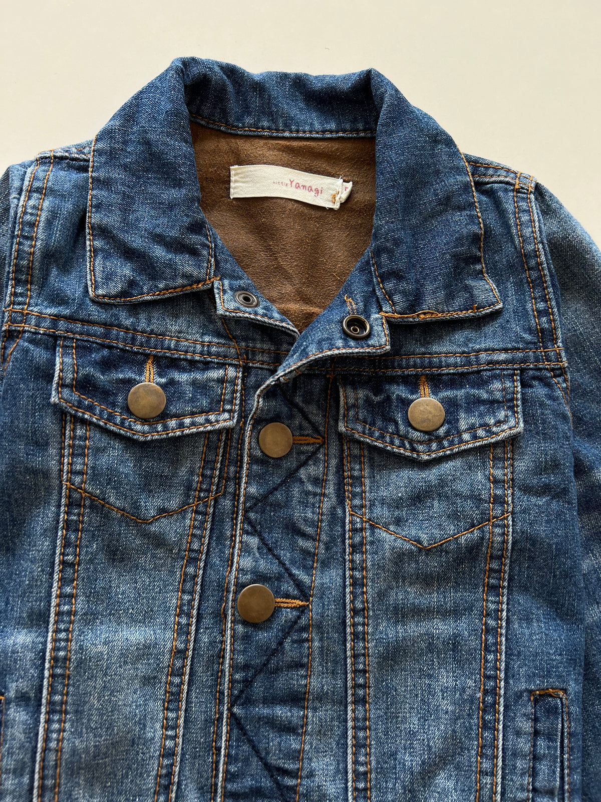 Little Yanagi Kids Denim Jacket-Bust 28