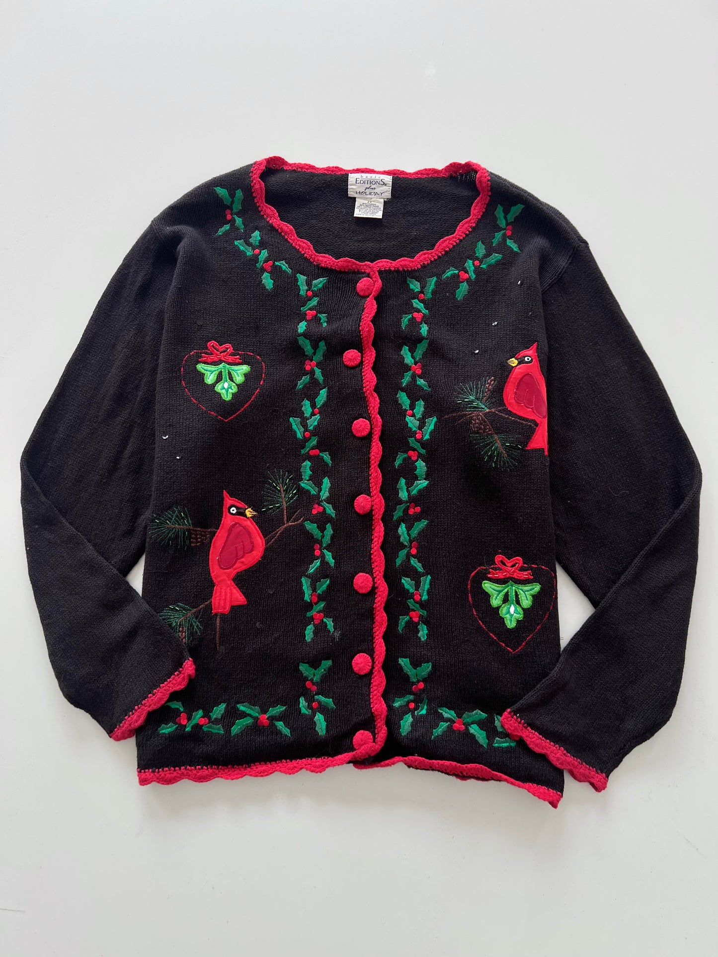 Basic Editions Embroidered Sweater-Bust 56