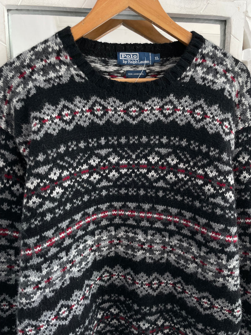 Vintage Ralph Lauren 100% Lambswool Sweater-Chest 52