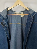 Load image into Gallery viewer, Dressbarn Hooded Denim Jacket-Bust 48
