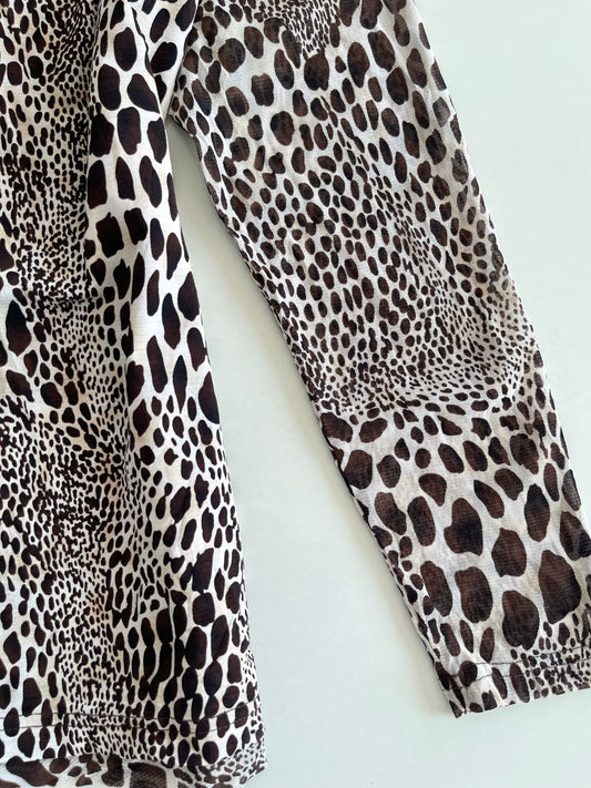 Animal Print Top-Bust 38 to 40