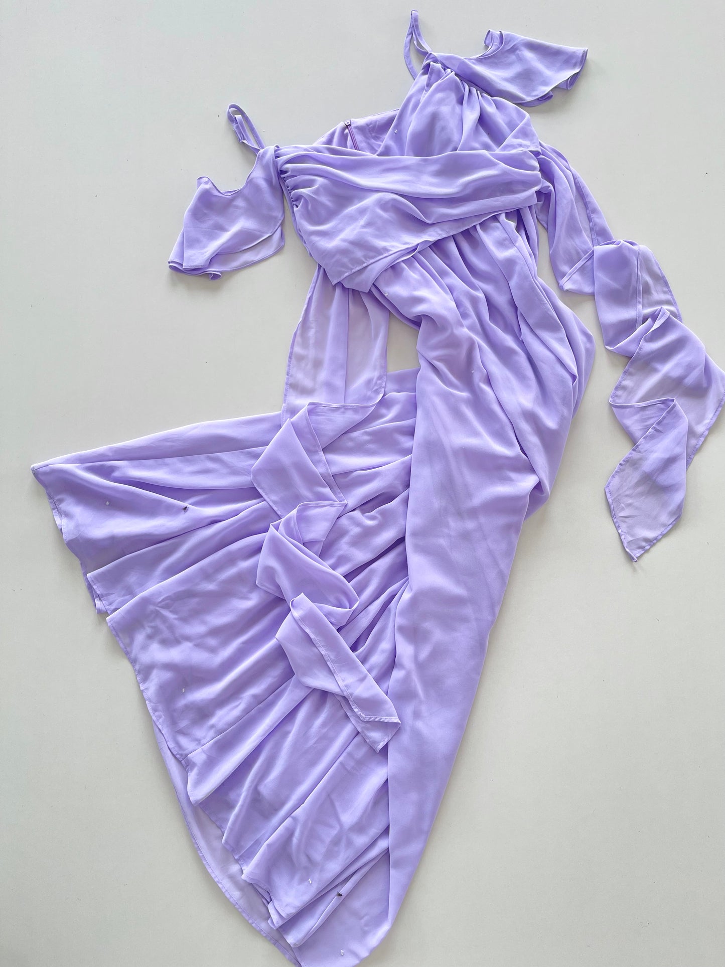 Whimsy Lavender Dress-Bust 46
