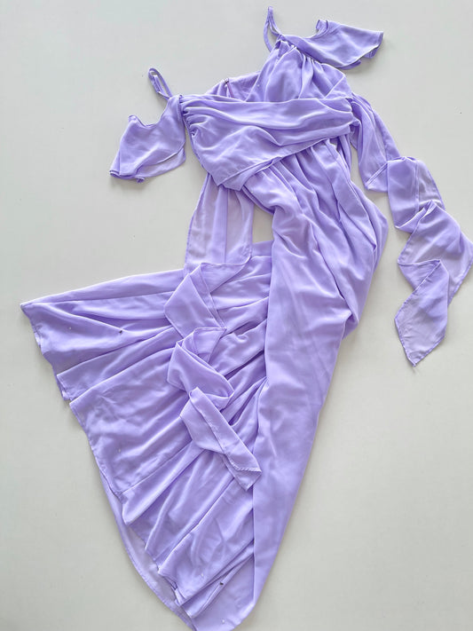 Whimsy Lavender Dress-Bust 46