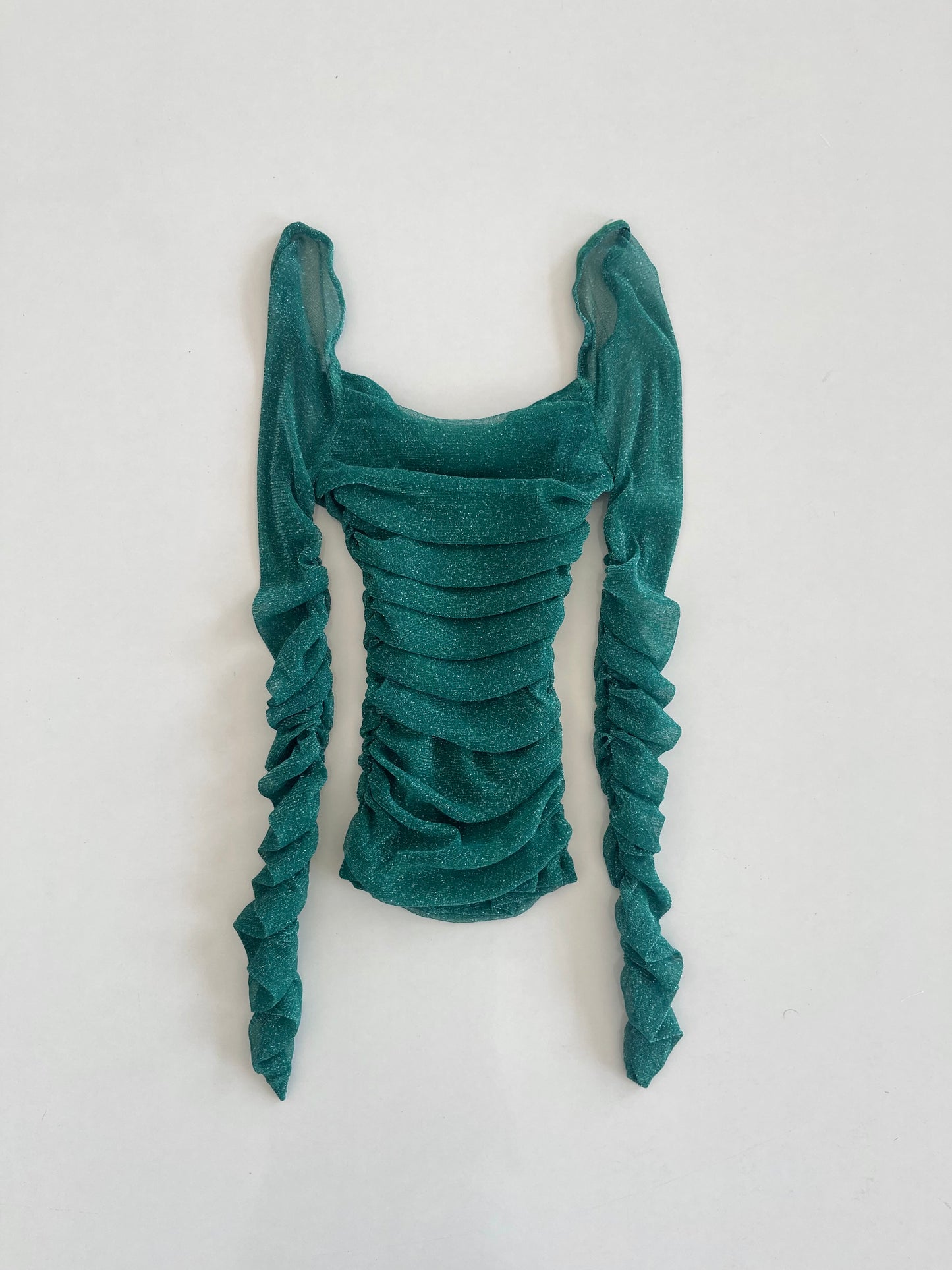 Ruched Glitter Top-Bust 28 to 30