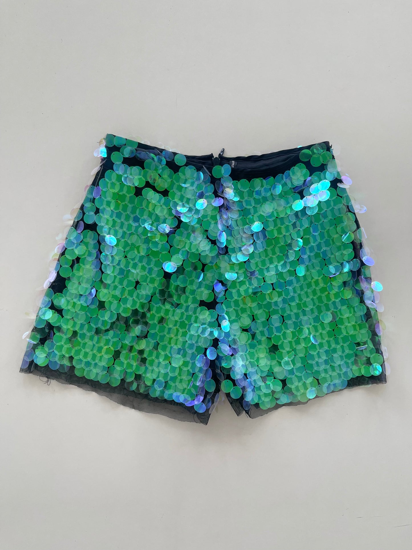 Pretty Little Thing Sequin Shorts-Waist 30